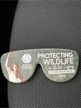 Protecting Wildlife Steve Irwin Gala silicone eyewear protection